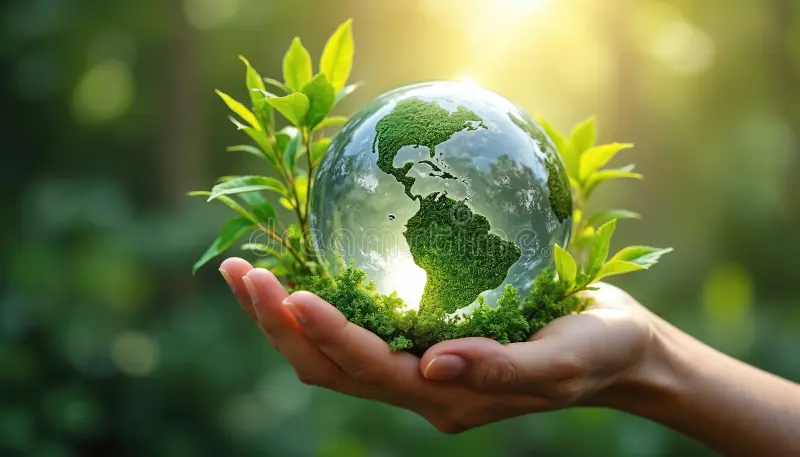 hand-holds-glass-earth-globe-continents-made-green-grass-plants-around-as-symbol-sustainable-development-367496413